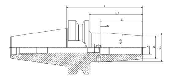Shrink Fit Chuck, 4.5°, standard-BBT