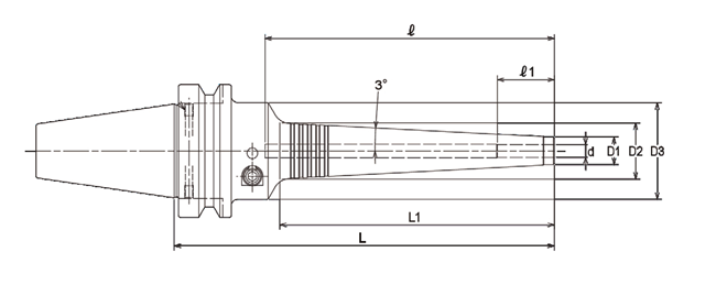 Hydraulic chuck, SLIM-BT