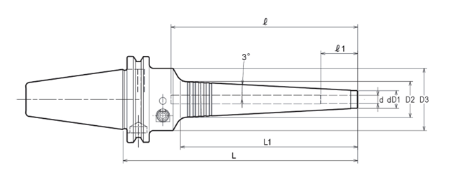 Hydraulic chuck, SLIM-CAT