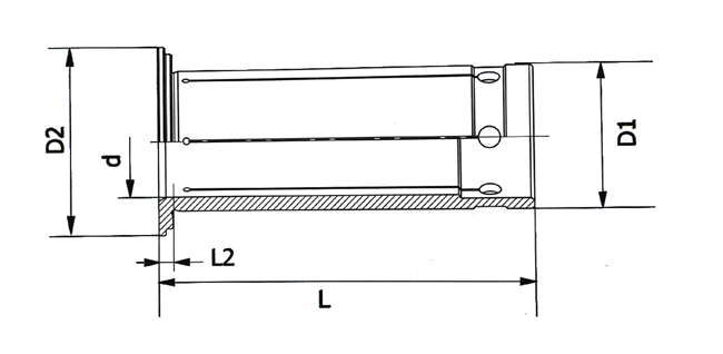 Hydraulic sealed collet